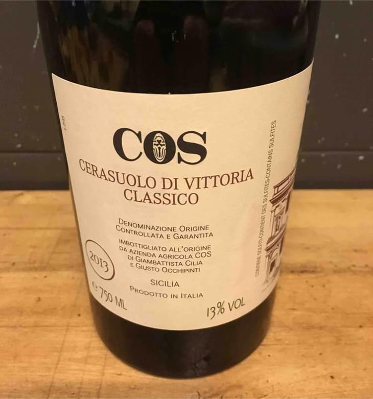 Cerasuolo di Vittoria Classico - COS - Giambattista Cilia, Cirino Strano & Giusto Occhipinti 