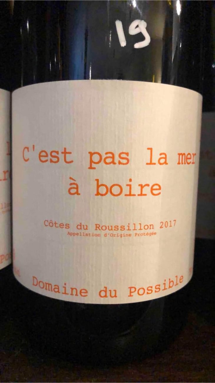 C'est pas la mer à boire - Domaine du Possible - Loïc Roure 