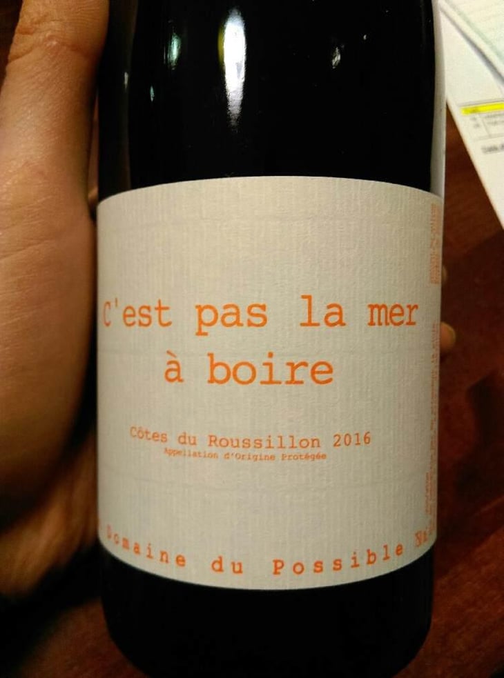 C'est pas la mer à boire - Domaine du Possible - Loïc Roure 