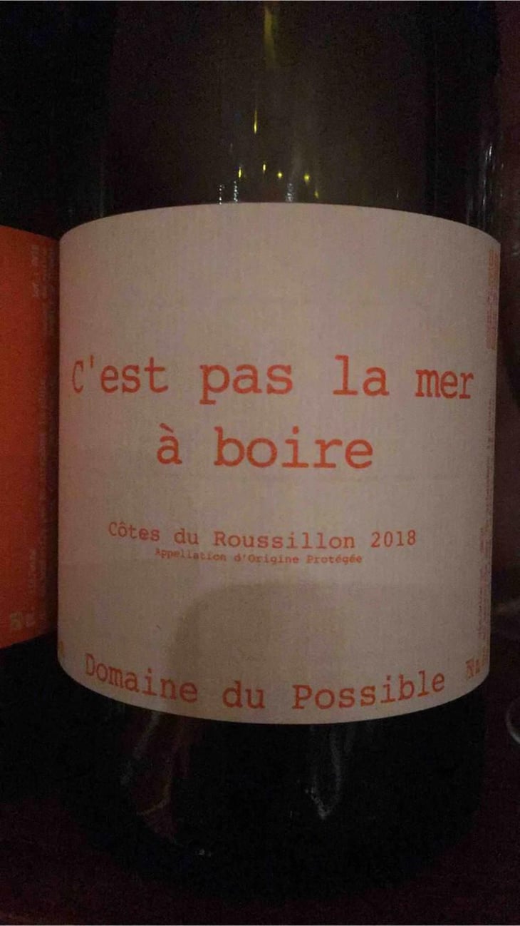 C'est pas la mer à boire - Domaine du Possible - Loïc Roure 