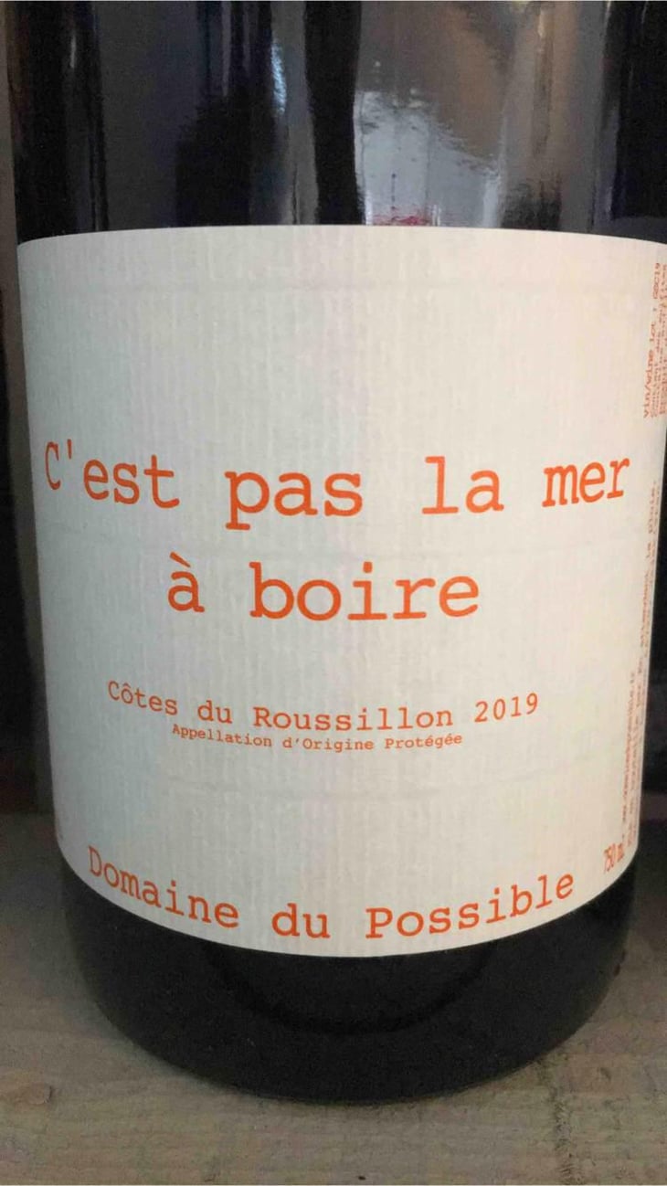 C'est pas la mer à boire - Domaine du Possible - Loïc Roure 