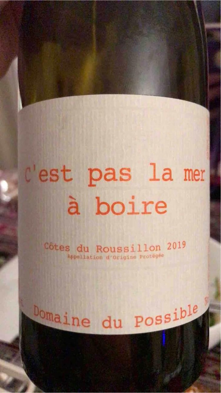 C'est pas la mer à boire - Domaine du Possible - Loïc Roure 