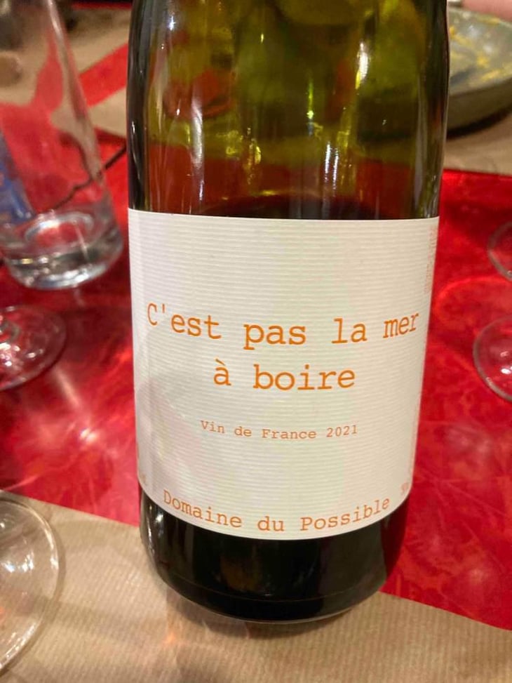 C'est pas la mer à boire - Domaine du Possible - Loïc Roure 