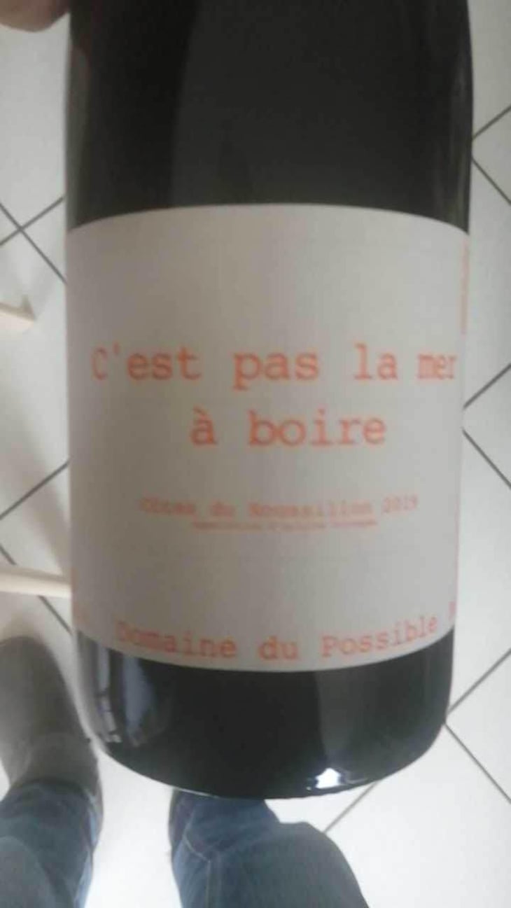 C'est pas la mer à boire - Domaine du Possible - Loïc Roure 