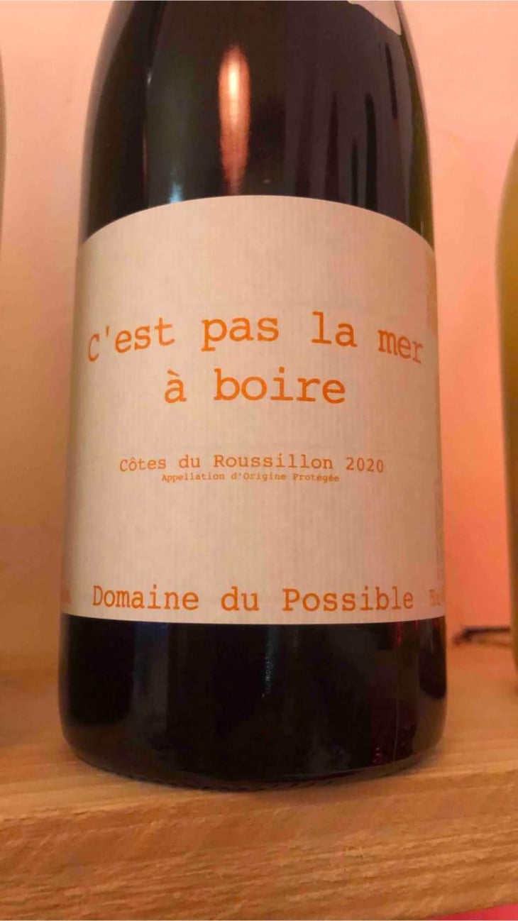C'est pas la mer à boire - Domaine du Possible - Loïc Roure 