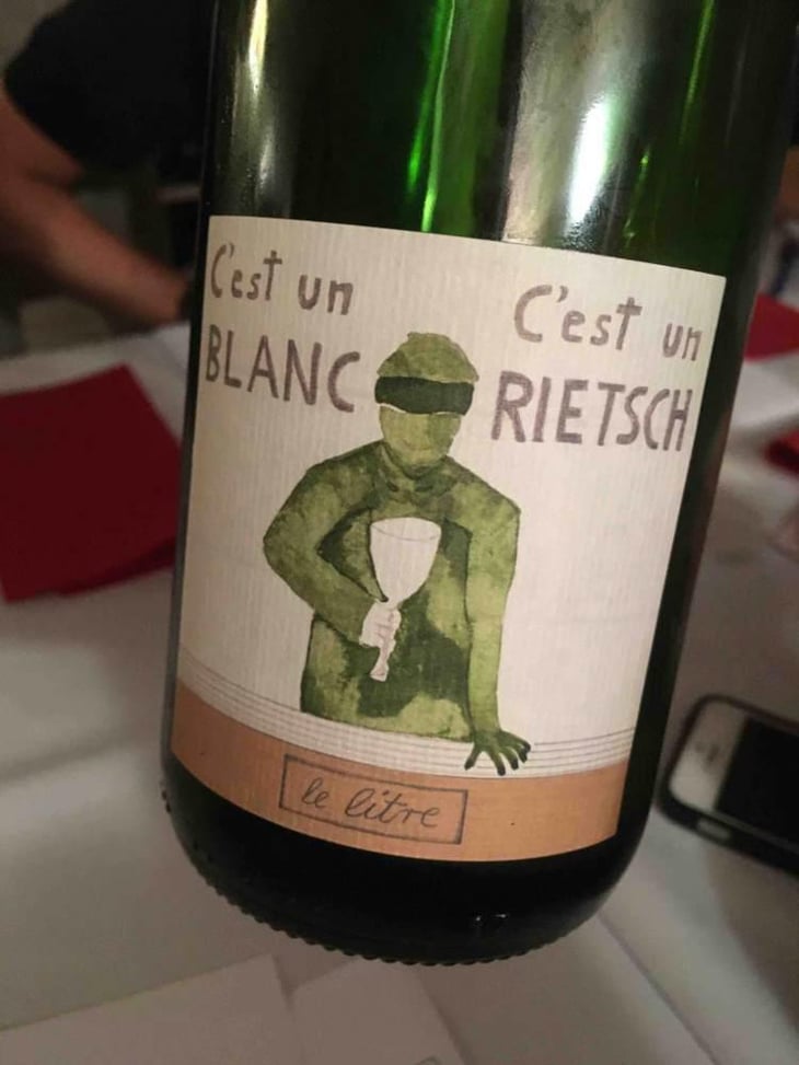C'est un Blanc, C'est un Rietsch (litre) - Domaine Rietsch - Jean-Pierre & Sophie Rietsch 
