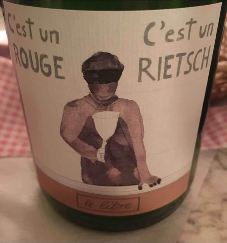 C'est un Rouge, C'est un Rietsch (litre) - Domaine Rietsch - Jean-Pierre & Sophie Rietsch 