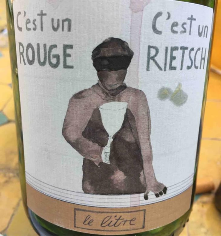 C'est un Rouge, C'est un Rietsch (litre) - Domaine Rietsch - Jean-Pierre & Sophie Rietsch 