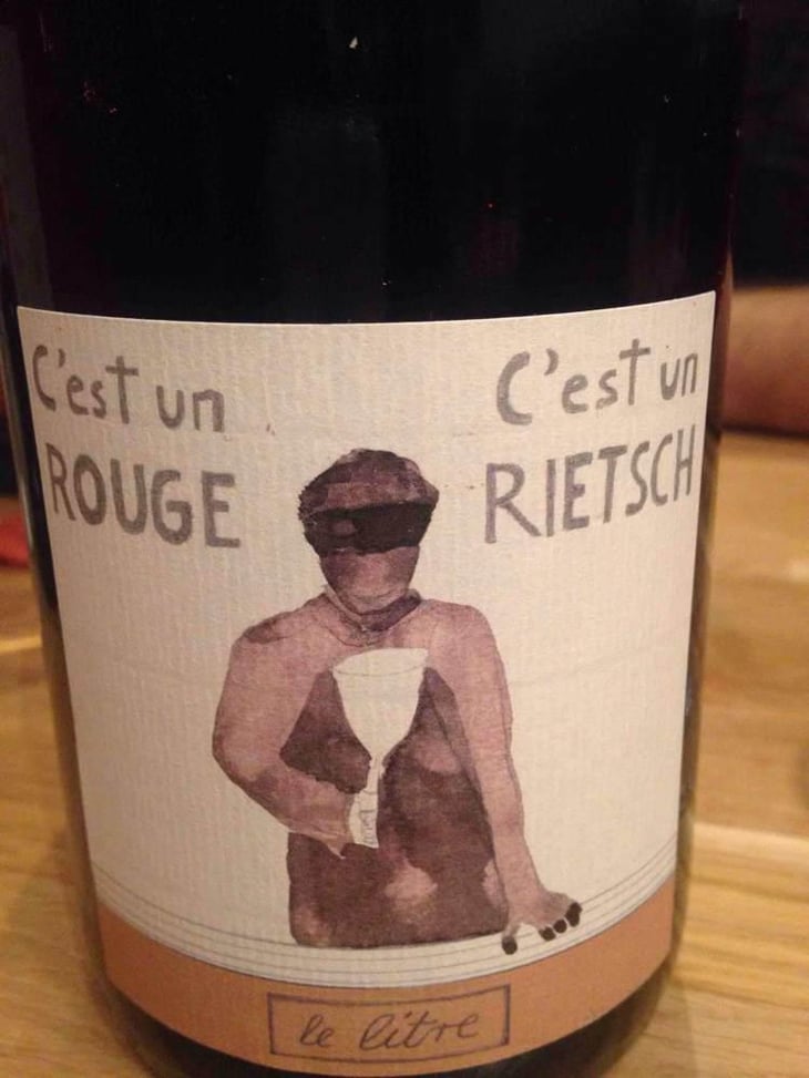 C'est un Rouge, C'est un Rietsch (litre) - Domaine Rietsch - Jean-Pierre & Sophie Rietsch 