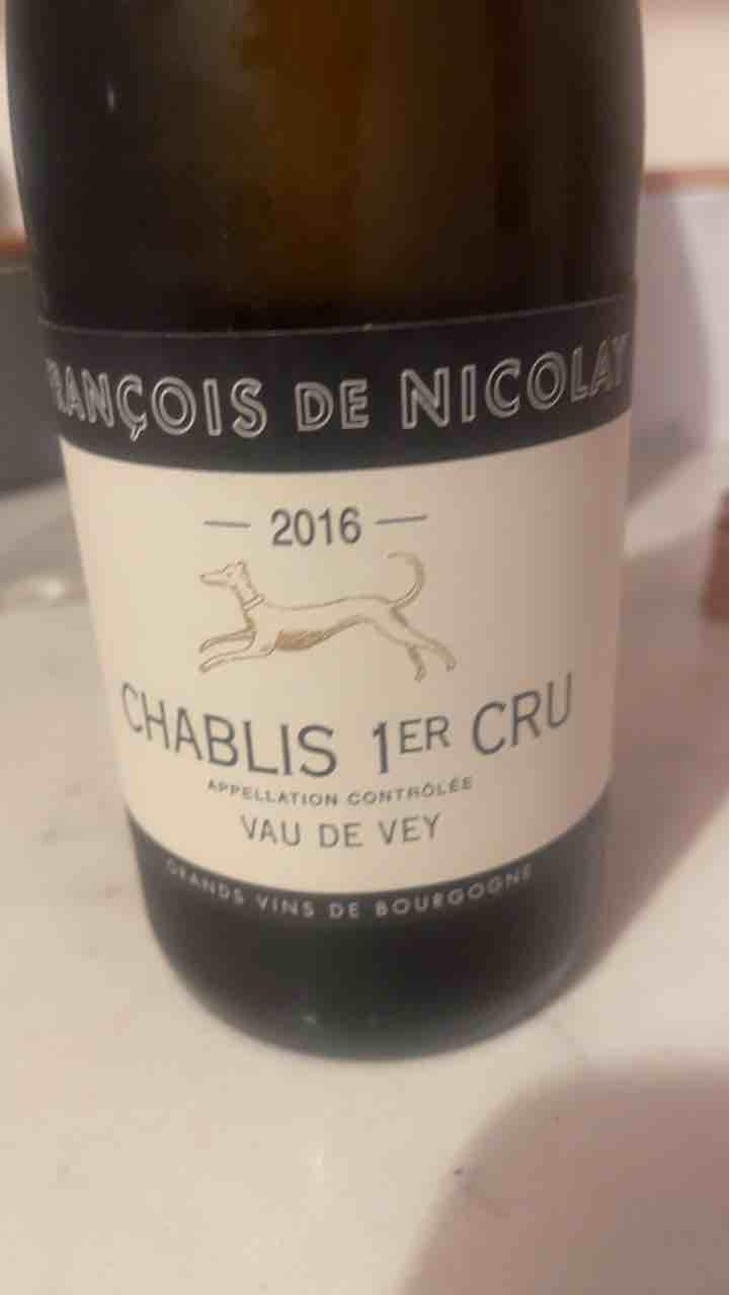 Chablis 1er Cru "Vau de Vey" - Maison François de Nicolay - François de Nicolay 
