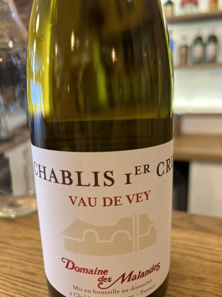chablis  1er cru vau de vey - Domaine des Malandes - Domaine des Malandes -2021