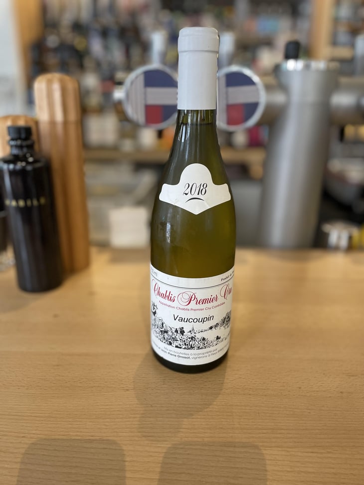 Chablis 1er Cru Vaucoupin - Corinne et Jean Pierre Grossot - Corinne et Jean Pierre Grossot -2018
