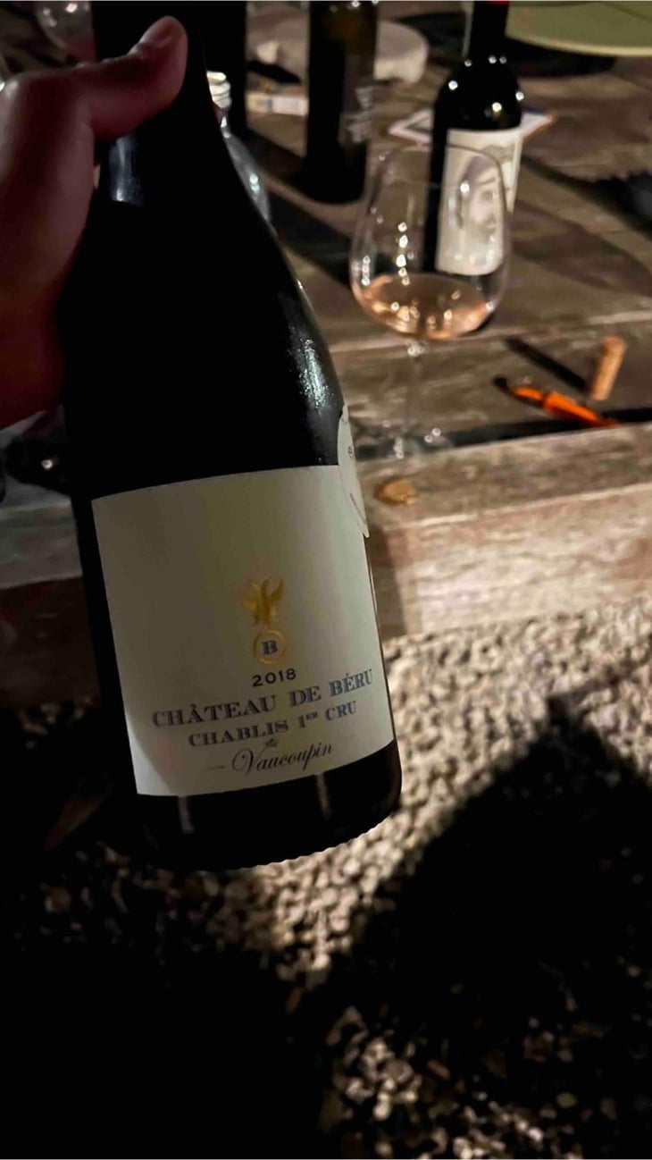 Chablis 1er Cru "Vaucoupin" - Château de Béru - Athénaïs de Béru 
