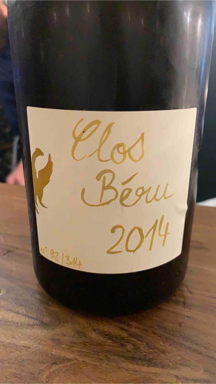 Chablis "Clos Béru" - Monopole - Château de Béru - Athénaïs de Béru 