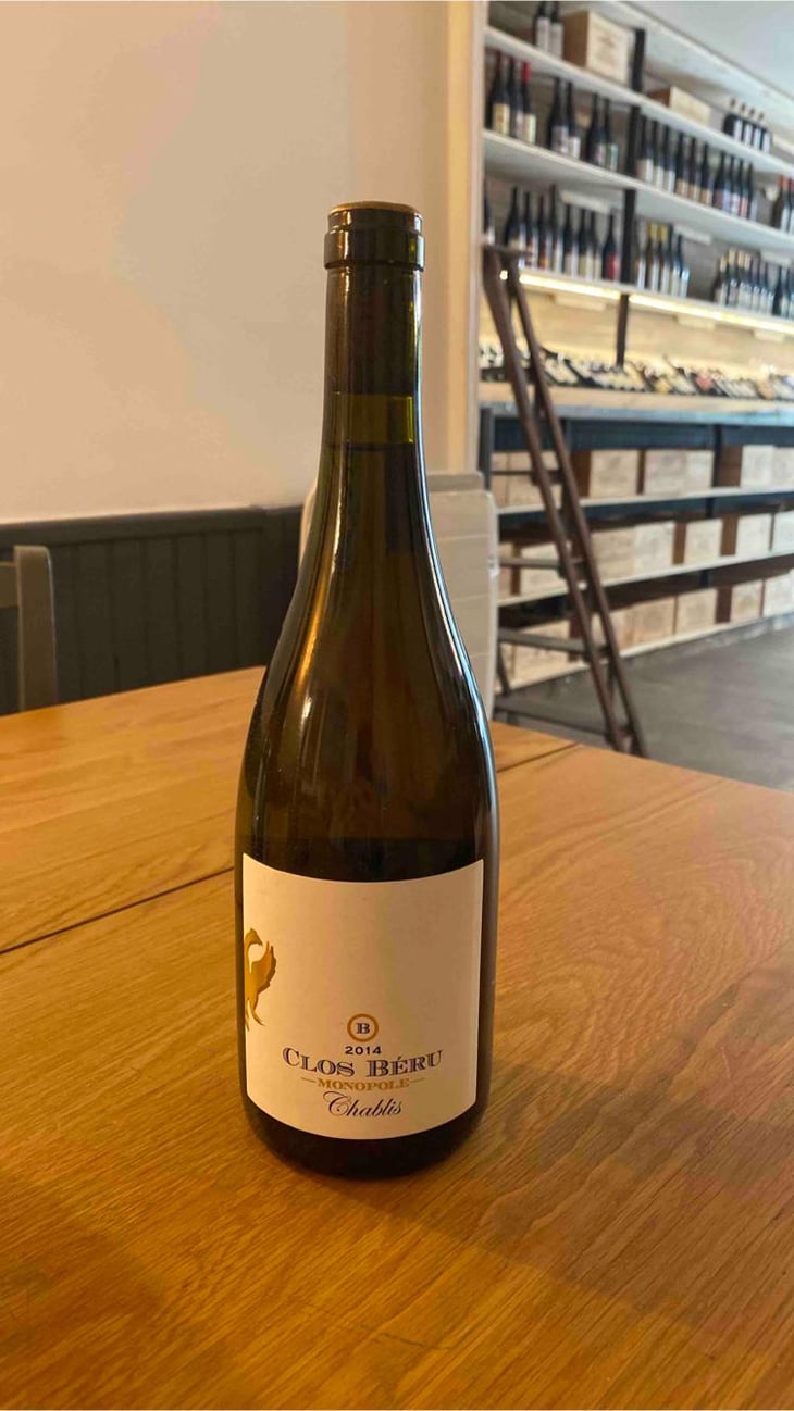 Chablis "Clos Béru" - Monopole - Château de Béru - Athénaïs de Béru 