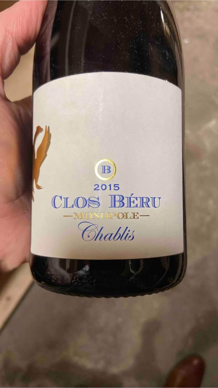 Chablis "Clos Béru" - Monopole - Château de Béru - Athénaïs de Béru 