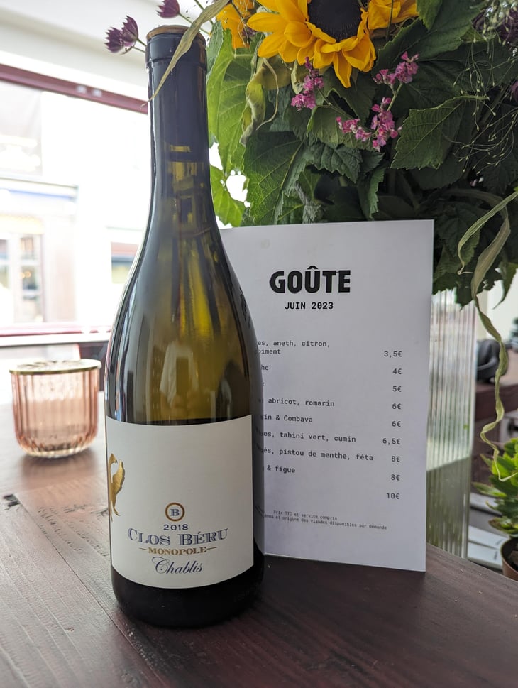 Chablis "Clos Béru" - Monopole - Château de Béru - Athénaïs de Béru 