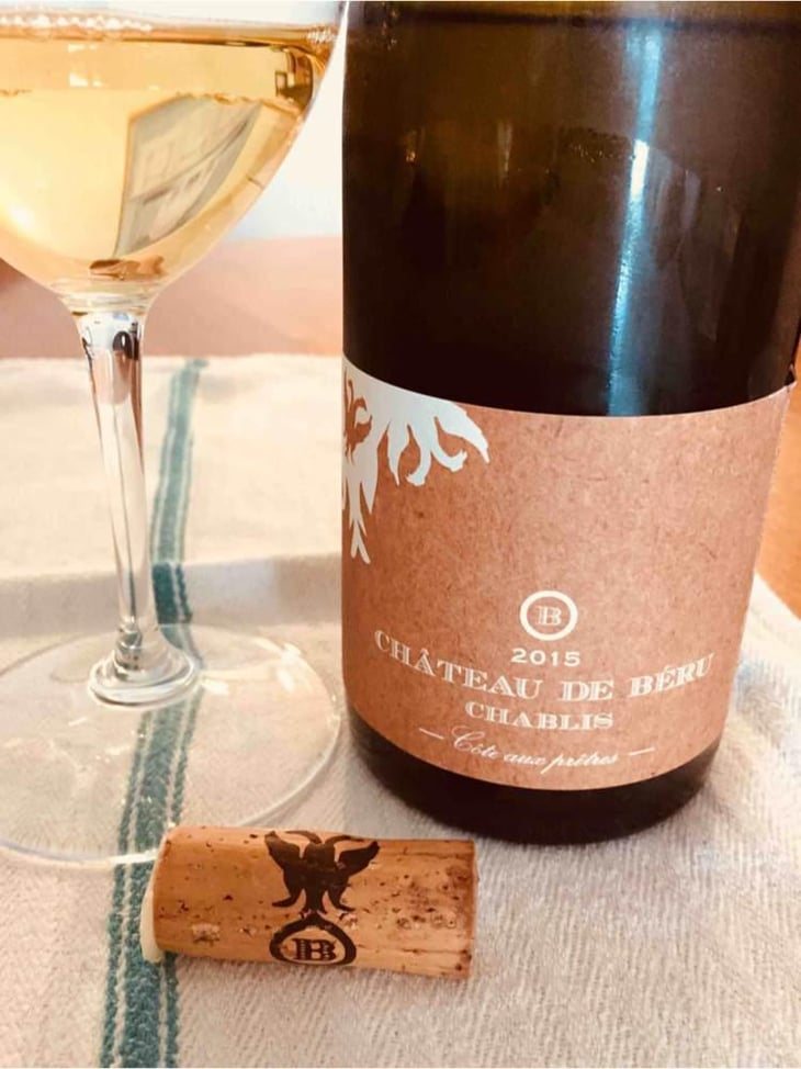 Chablis "Côte aux Prêtres" - Château de Béru - Athénaïs de Béru 