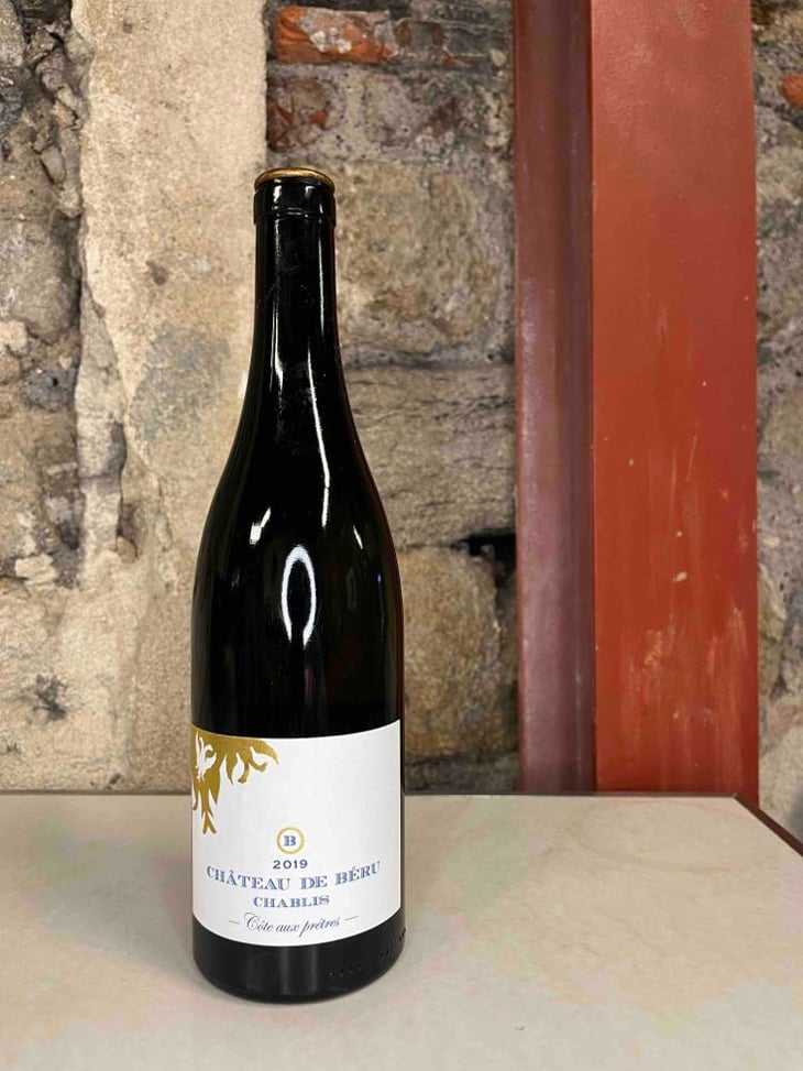 Chablis "Côte aux Prêtres" - Château de Béru - Athénaïs de Béru 