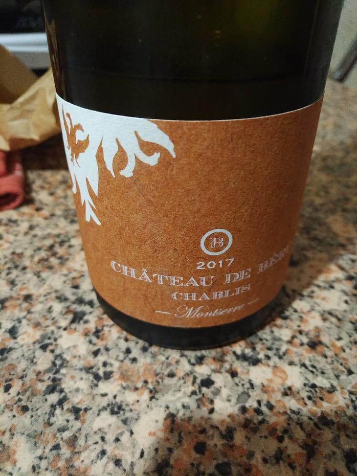 Chablis "Montserre" (Sans soufre) - Château de Béru - Athénaïs de Béru 