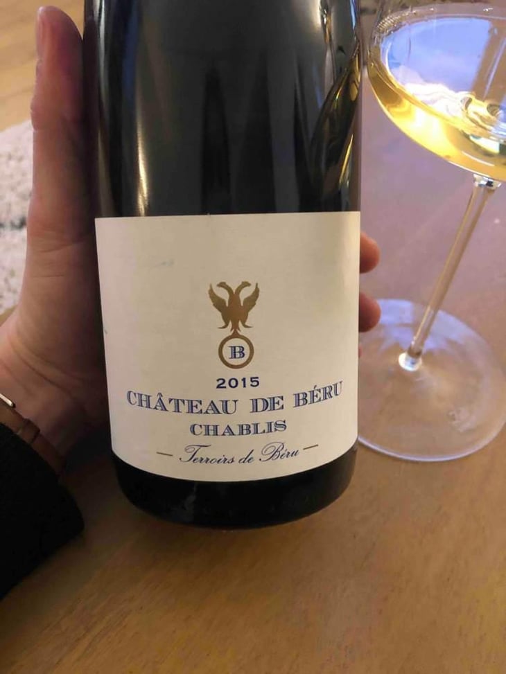Chablis "Terroirs de Béru" - Château de Béru - Athénaïs de Béru 
