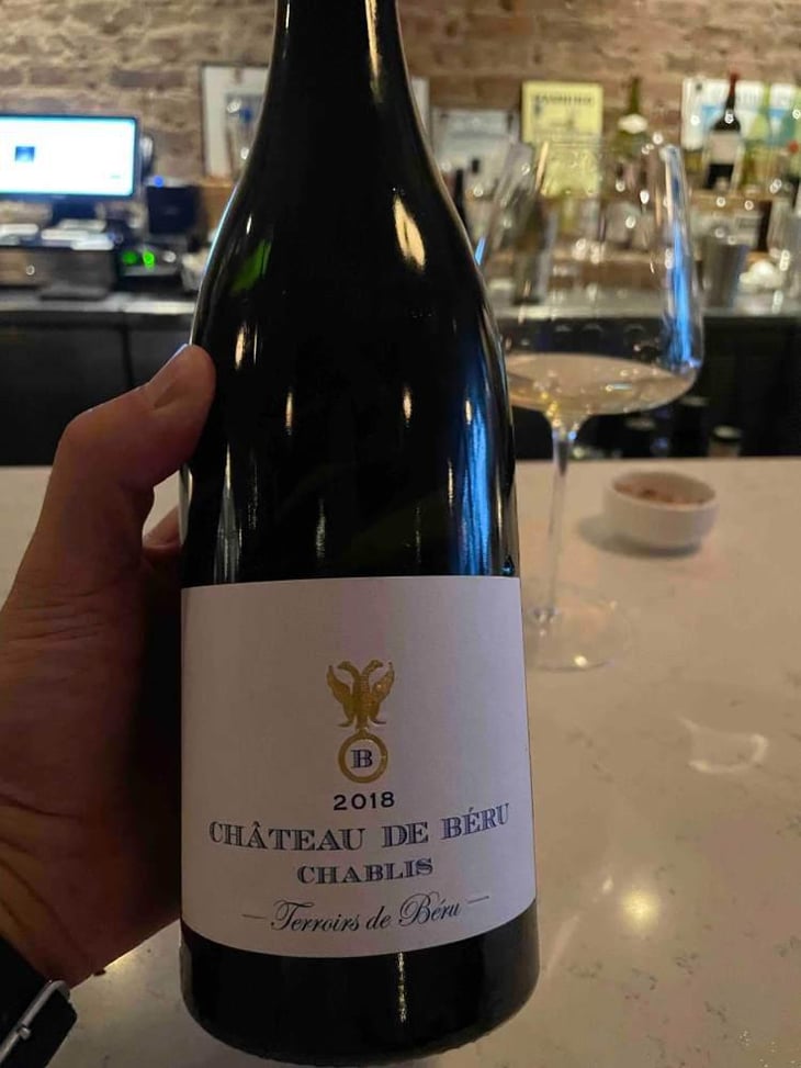 Chablis "Terroirs de Béru" - Château de Béru - Athénaïs de Béru 