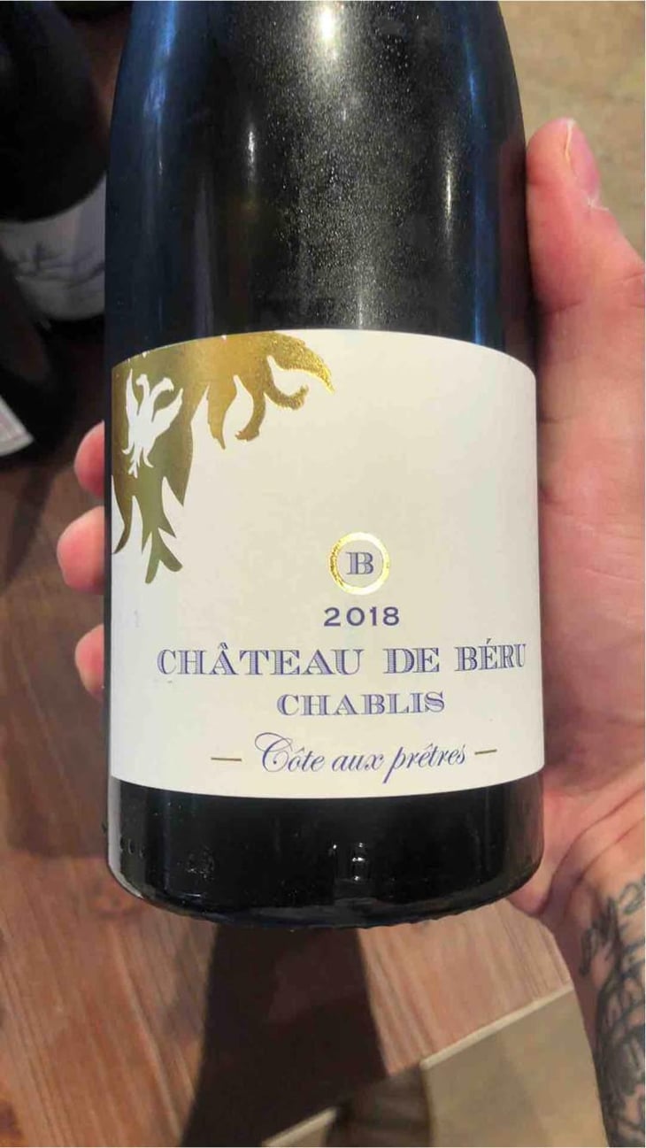 Chablis "Terroirs de Béru" - Château de Béru - Athénaïs de Béru 