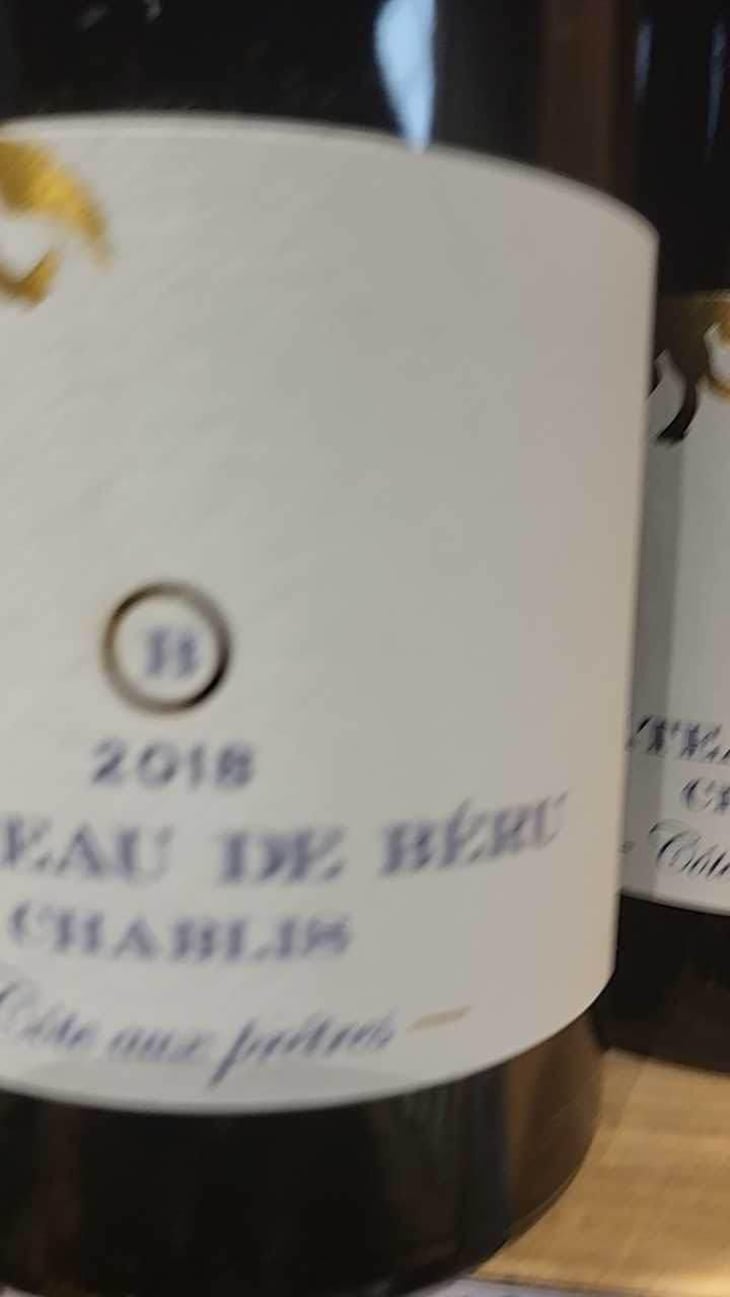 Chablis "Terroirs de Béru" - Château de Béru - Athénaïs de Béru 
