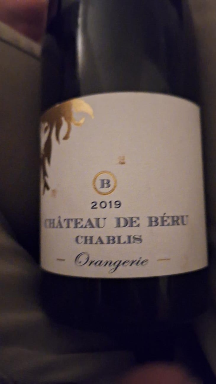 Chablis "Orangerie" - Château de Béru - Athénaïs de Béru 