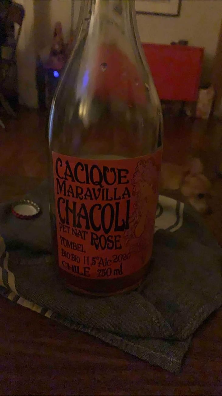 Chacolí Pet Nat Rosé - Cacique Maravilla - Manuel Moraga 