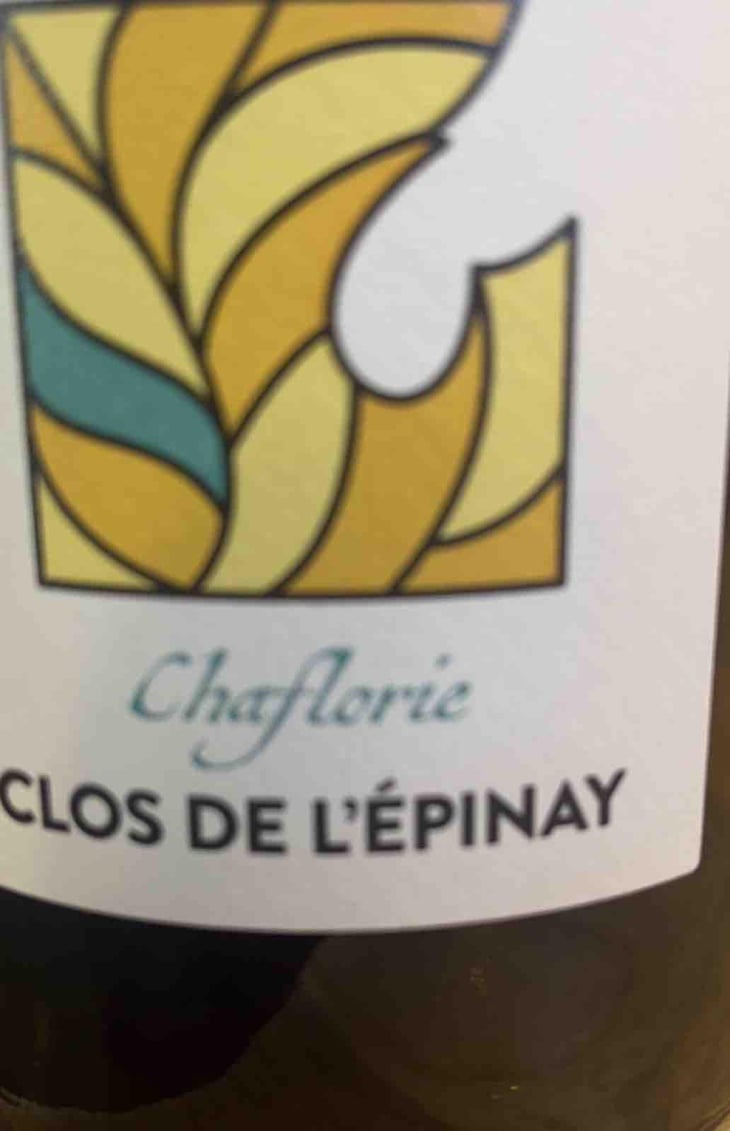 Chaflorie - Domaine Clos de l’Epinay - Antoine Labrosse et Henri Bruneau -2023