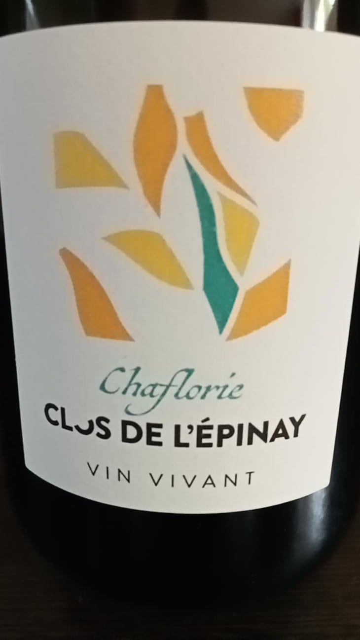 Chaflorie - Domaine Clos de l’Epinay - Antoine Labrosse et Henri Bruneau -2023