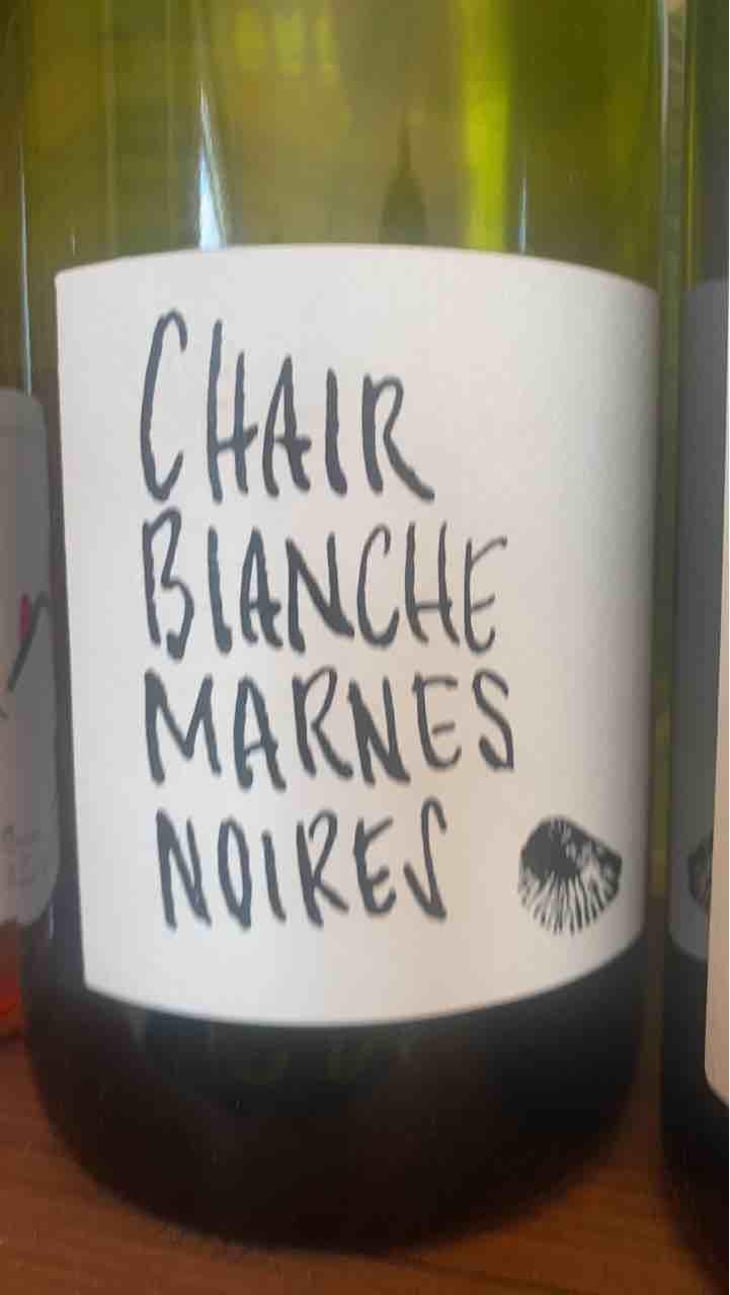 Chair blanche marnes noires (label since 2020) - La Bancale - Bastien Baillet & Céline Schuers 