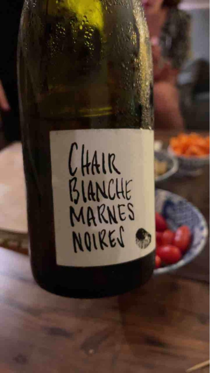 Chair blanche marnes noires (label since 2020) - La Bancale - Bastien Baillet & Céline Schuers 