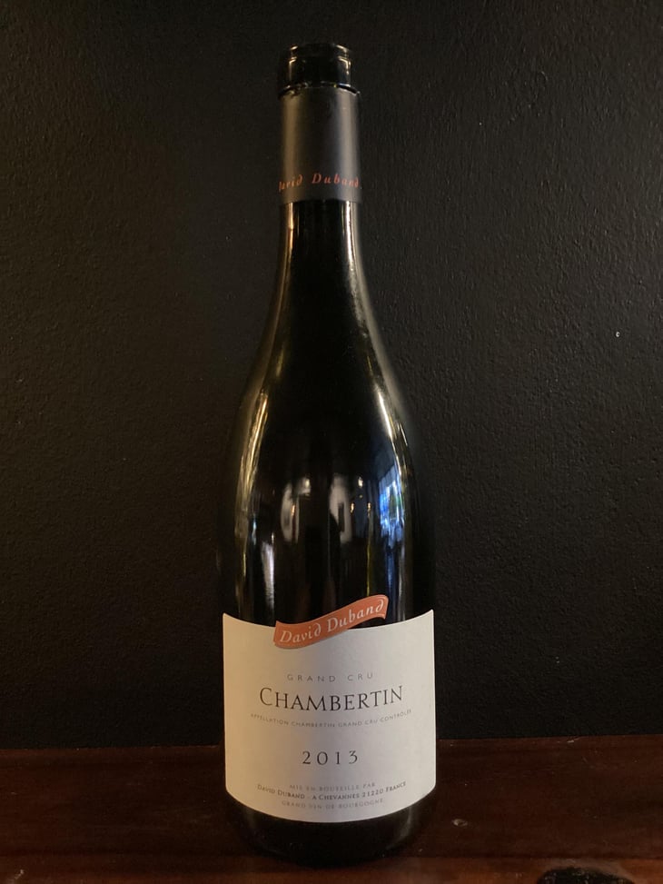 Chambertin Grand Cru - Domaine Duband - David Duband -2013