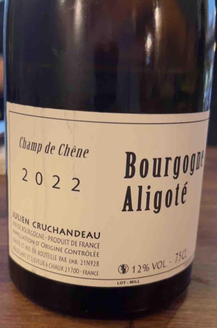 Champ de chêne - Domaine Cruchandeau - Julien Cruchandeau -2022