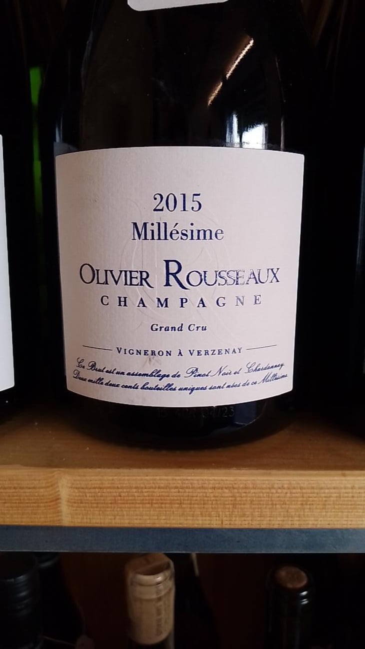 Champagne Grand Cru Millesime - Champagne Olivier Rousseaux - Olivier Rousseaux -2015