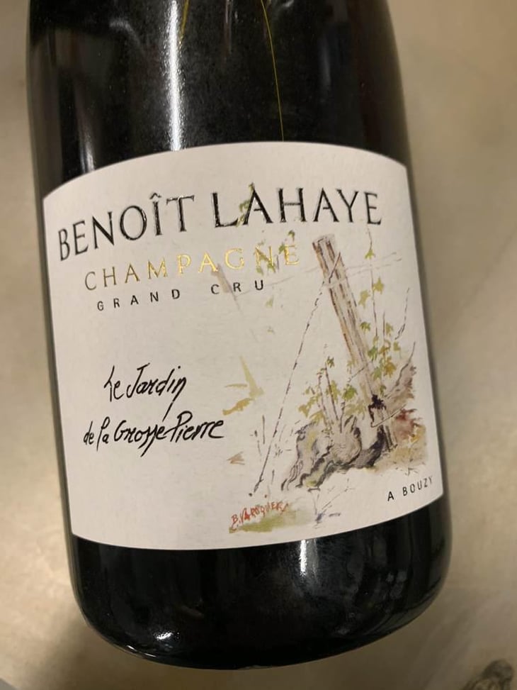 Champagne  "Le Jardin de la grosse Pierre" - Champagne Benoît Lahaye - Benoît Lahaye -2009