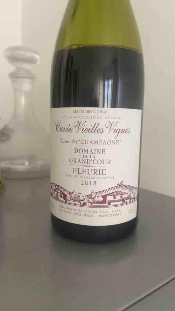Cuvée Vieilles Vignes "Champagne" - Domaine de la Grand'Cour - Jean-Louis Dutraive 