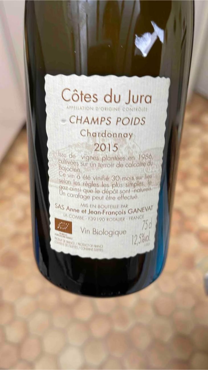 Champs Poids - Domaine Ganevat - Anne & Jean-François Ganevat 