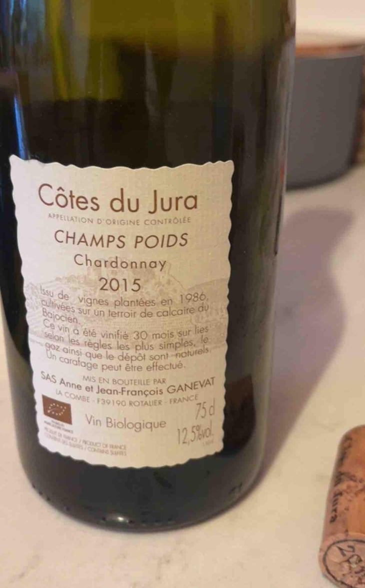 Champs Poids - Domaine Ganevat - Anne & Jean-François Ganevat 