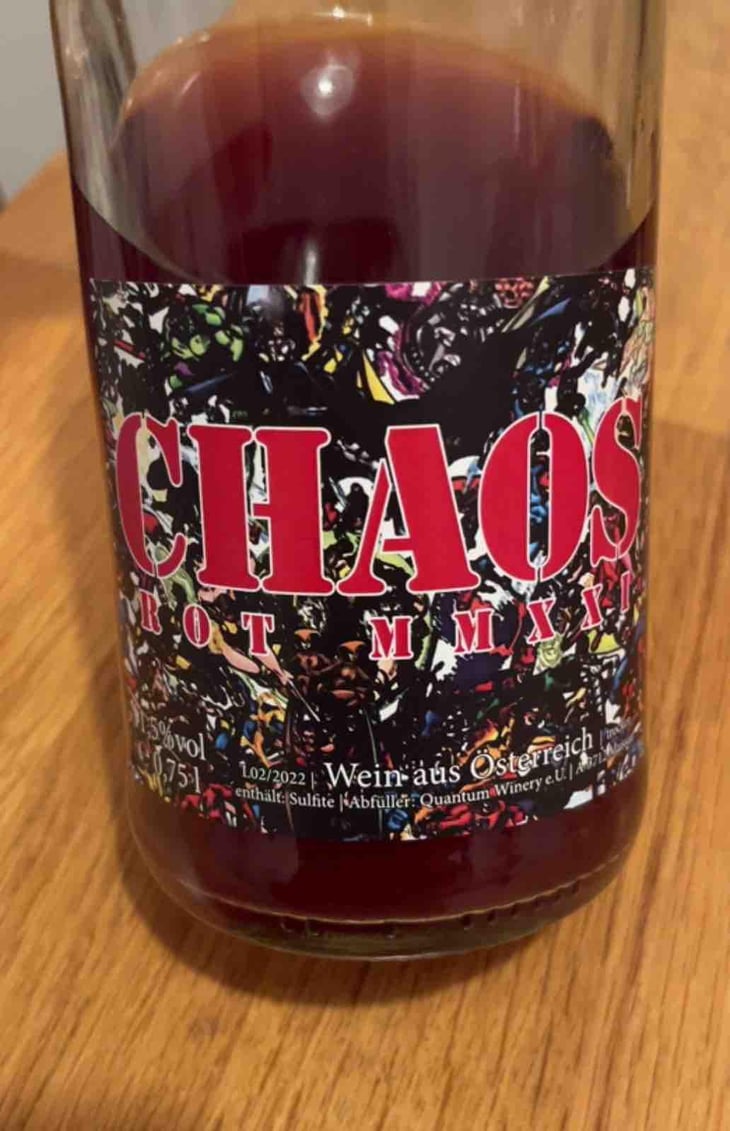 Chaos Rot (since 2021) - Quantum Winery - Florian Schuhmann-Irschik 