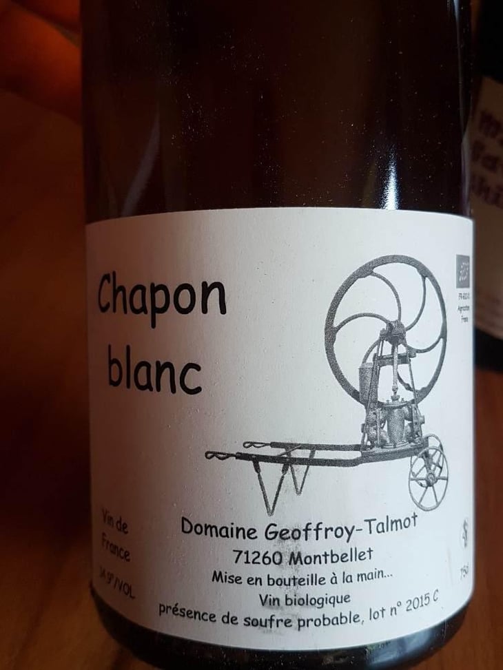 Chapon Blanc - Geoffroy-Talmot - Vincent Talmot 