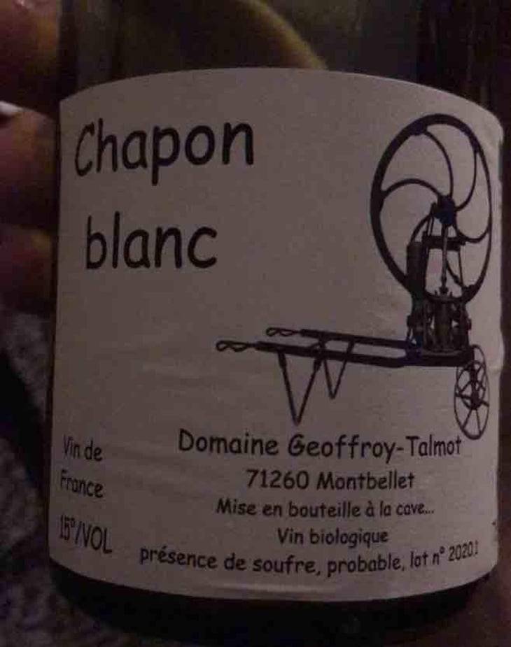Chapon Blanc - Geoffroy-Talmot - Vincent Talmot 