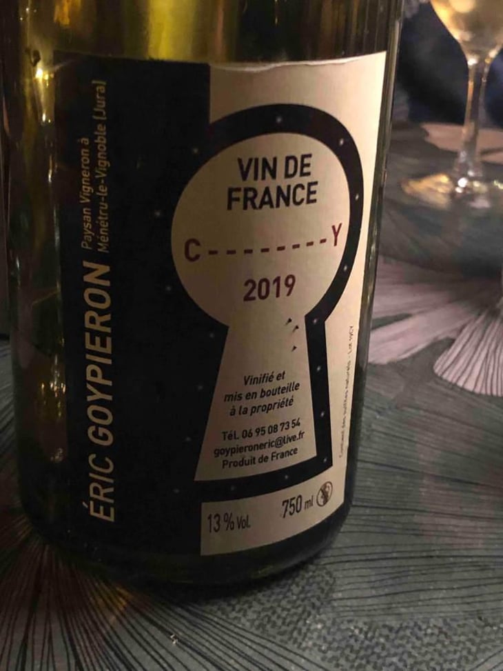 Chardonnay - L'Entre-Coeur - Eric Goypieron 
