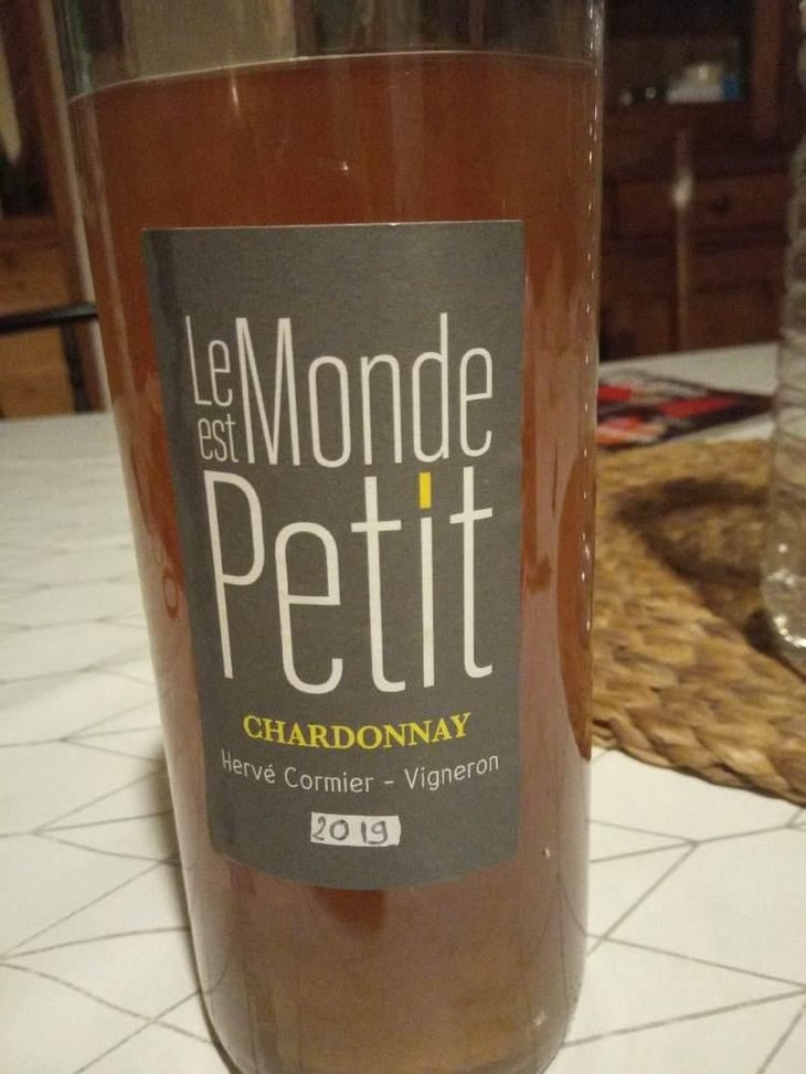 Chardonnay - Le Monde est Petit - Arnaud Legros & Hervé Cormier 