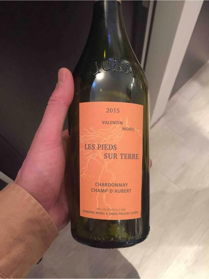 Chardonnay Champ d'Aubert - Les Pieds Sur Terre - Valentin Morel 