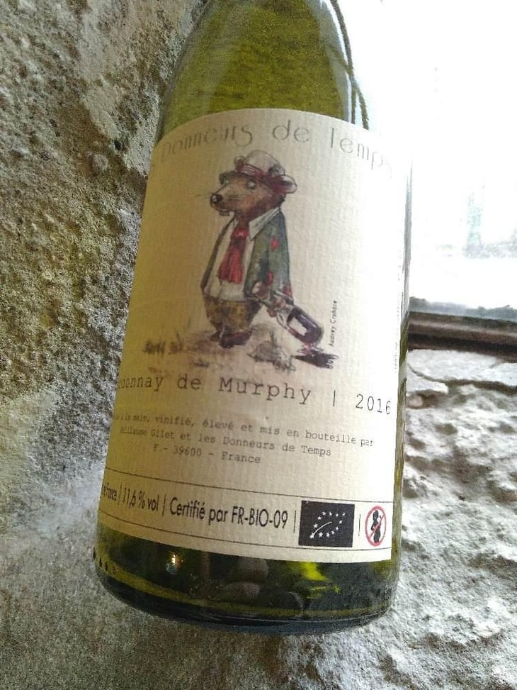 Chardonnay De Murphy - Les Donneurs de Temps - Guillaume Gilet 