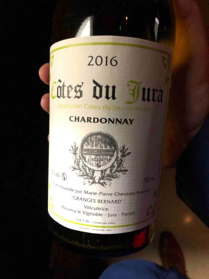 Chardonnay - Granges Bernard - Marie-Pierre Chevassu-Fassenet 