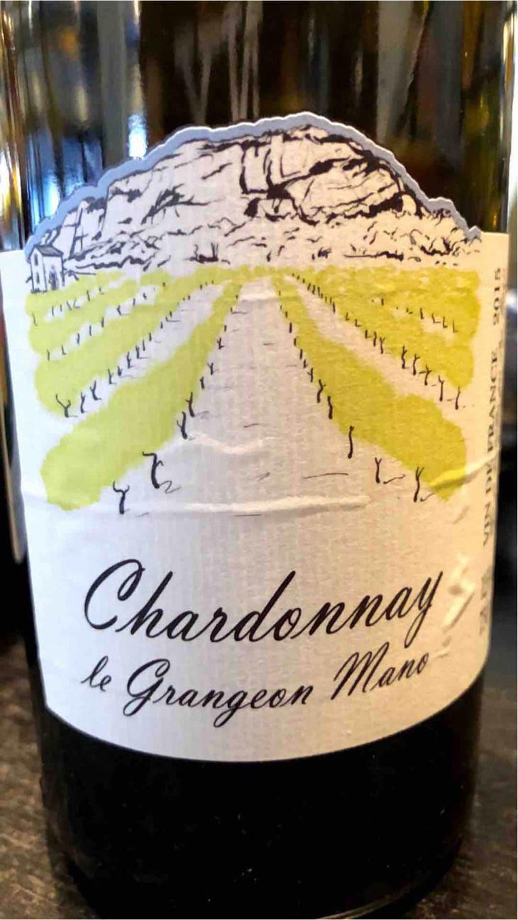 Chardonnay Le Grangeon Mano - Les Grangeons de l'Albarine - Luc Bauer 